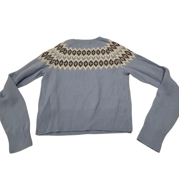 Crewcuts Soft Blue FAIR ISLE Crew neck sweater Size XL 12/13 - Picture 2 of 7